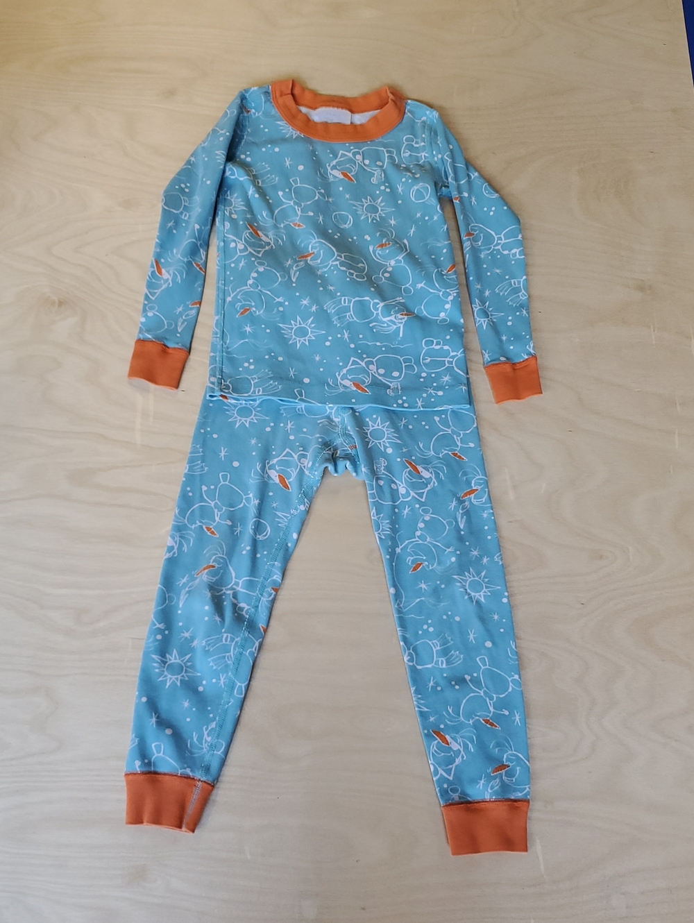 Disney X Hanna Andersson Frozen Olaf Pajamas Size 4